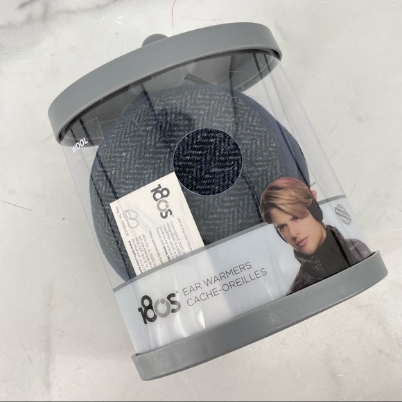 Nordstrom Accessories 8s Woolrich Ear Warmer Navy Herringbone Ear